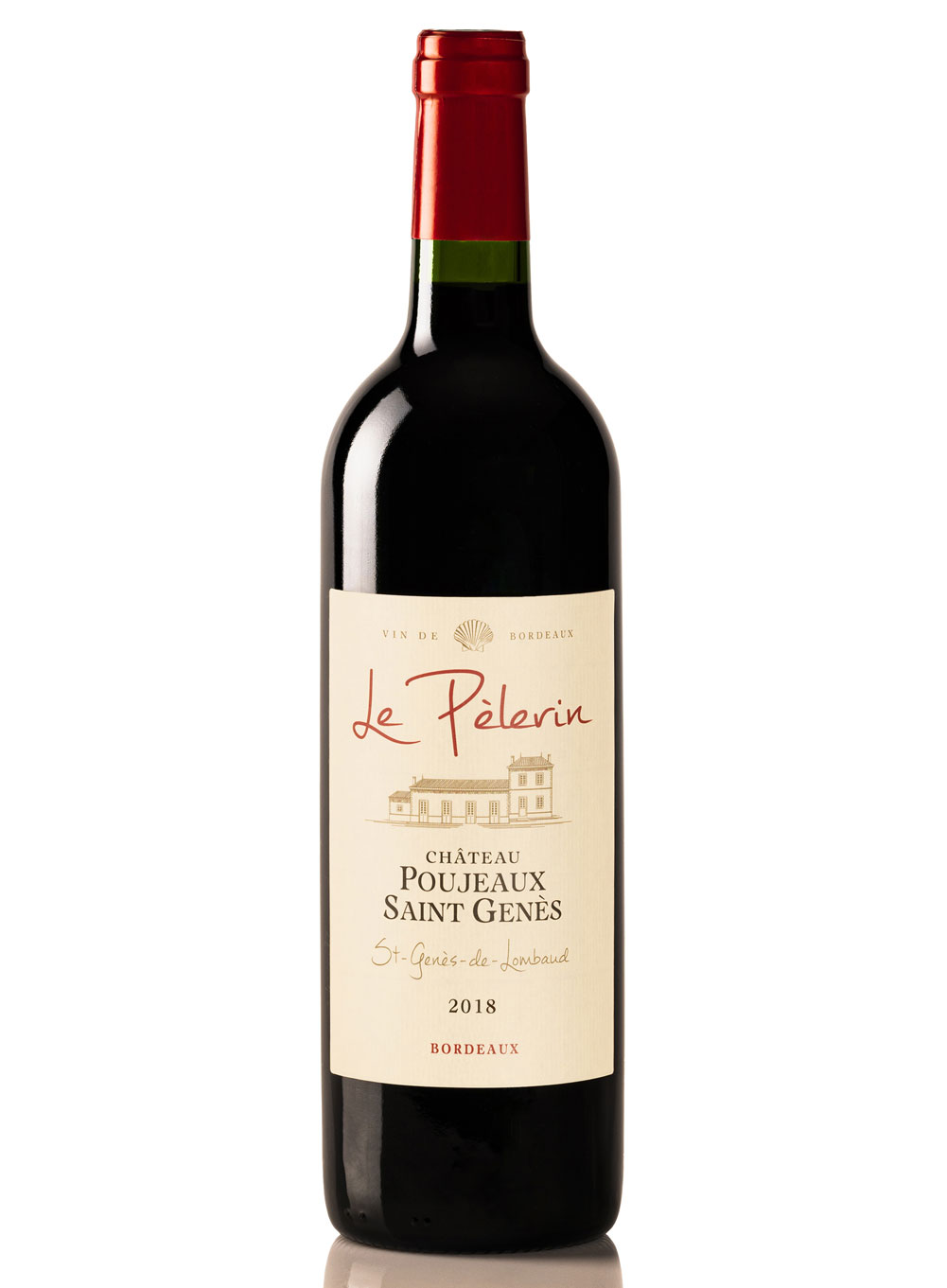 Bouteille de vin Le Pèlerin 2018
