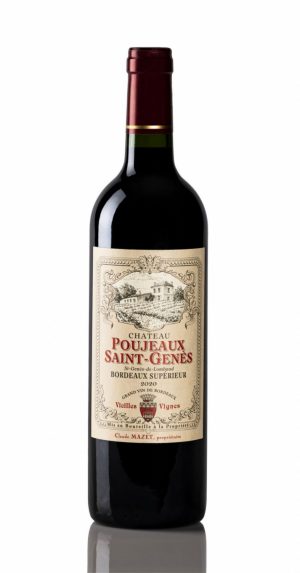 Bouteille de vin Poujeaux Saint Genès 2020