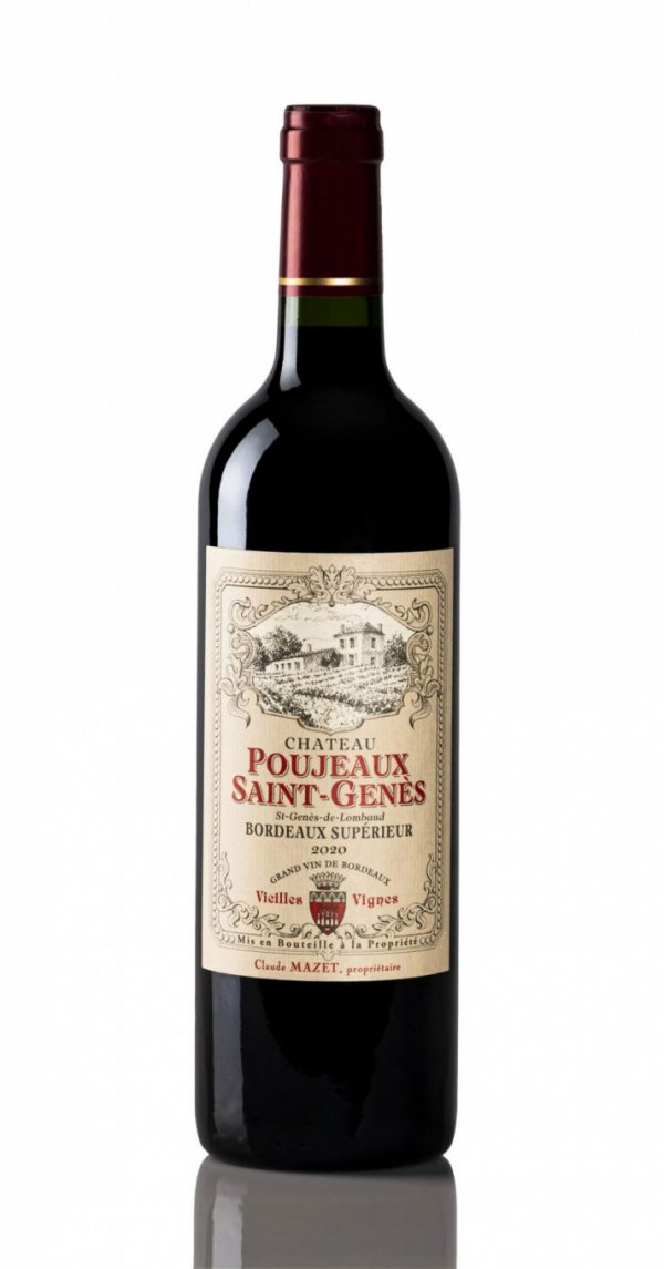 Bouteille de vin Poujeaux Saint Genès 2020